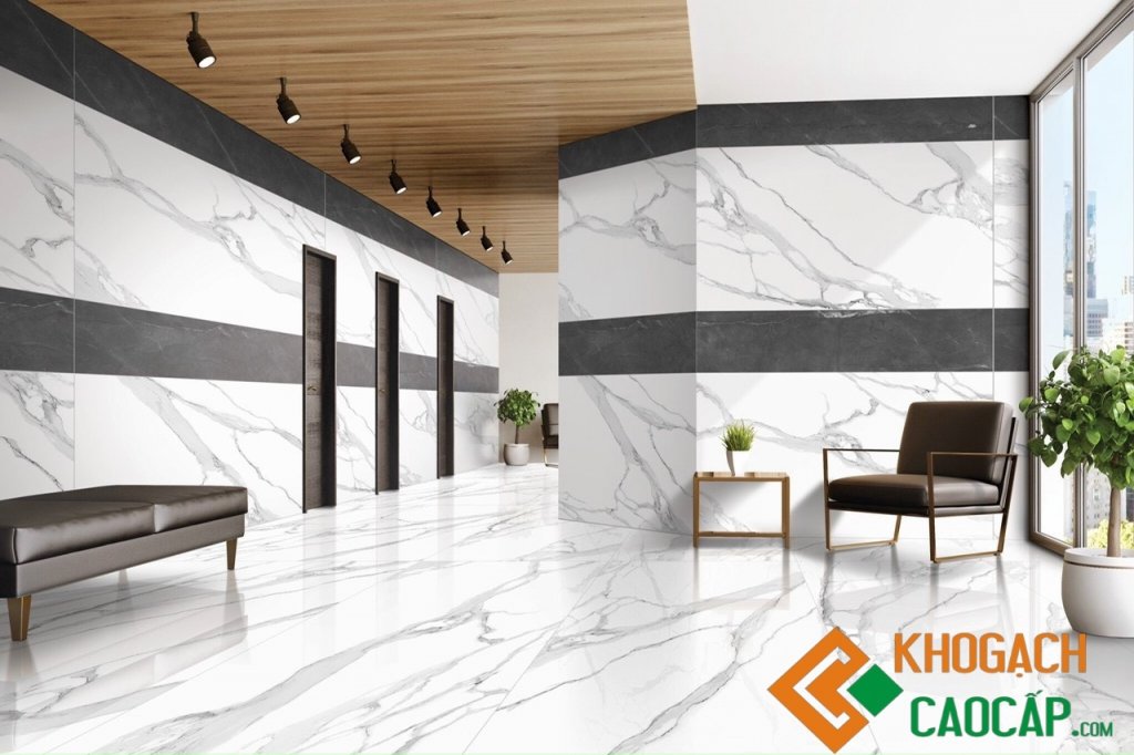 Gạch ốp lát 80x160 vân mây
