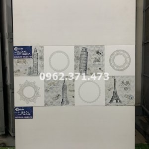 gạch ốp tường đá mờ màu trắng 30x60