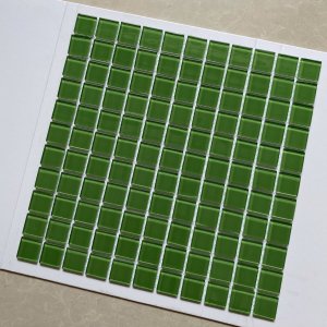 Gạch mosaic xanh lục trang trí cao cấp