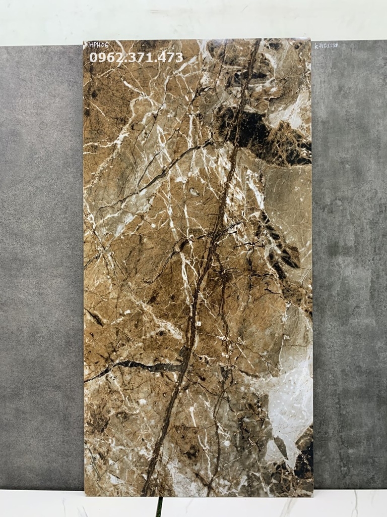 Dán gạch mặt tiền 600x1200 vân đá marble