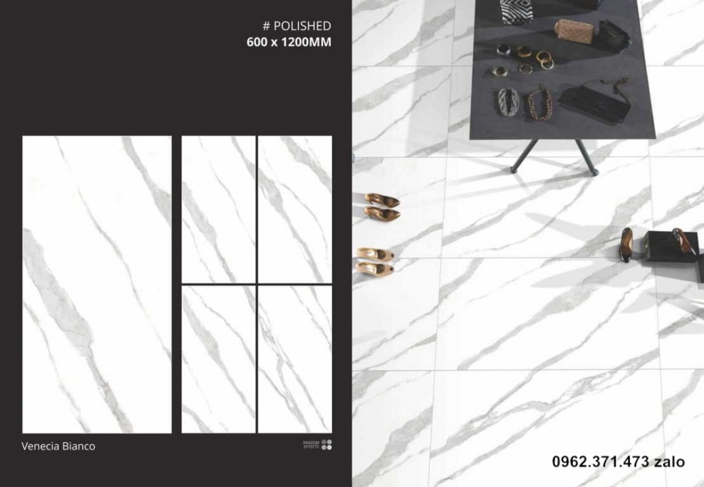 Mẫu gạch trắng vân mây 60x120 ấn độ 1