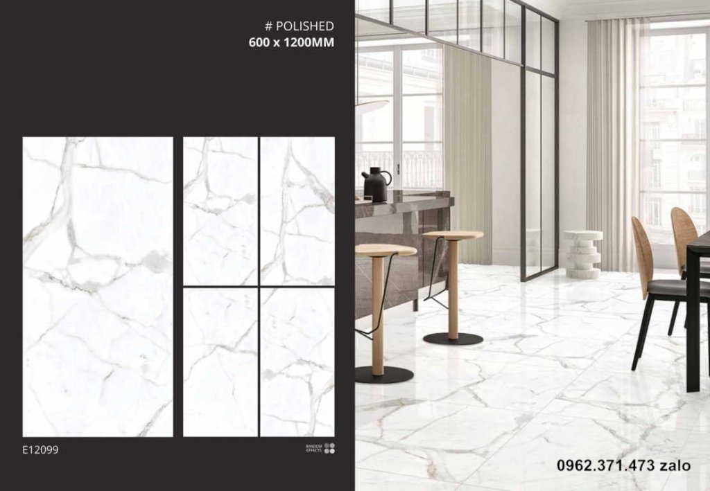mẫu gạch trắng vân mây 60x120 ấn độ 16