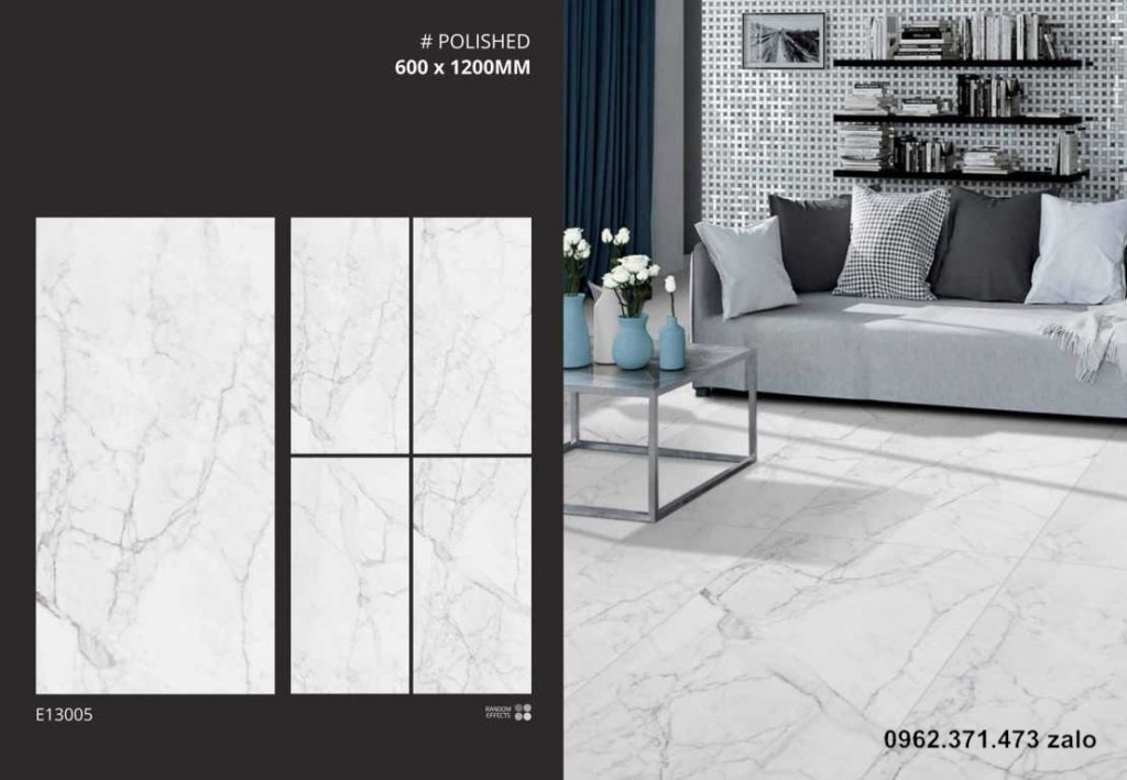 mẫu gạch trắng vân mây 60x120 ấn độ 19
