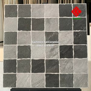 Đá 60x60 dày 12mm nhám sần lát sân