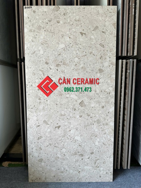gạch 60x120 terrazzo nâu vân đá hiệu ứng